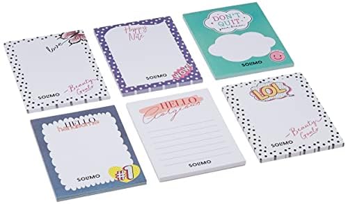 To Do List Notepads, 4 X 5.25 Tear Off Block Planner For Office, Home, Work Stationery Supplies, Set Of 6