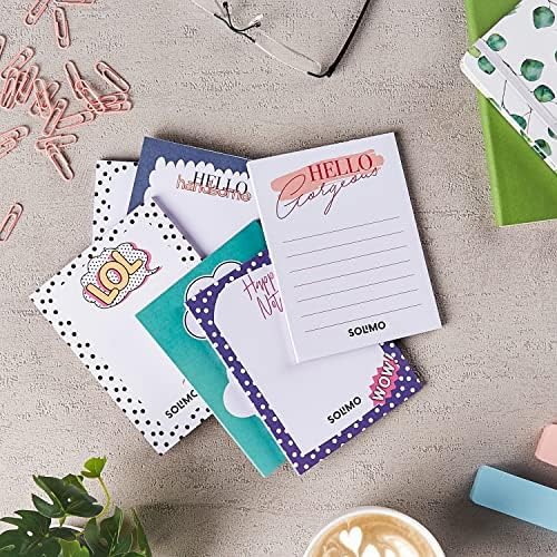 To Do List Notepads, 4 X 5.25 Tear Off Block Planner For Office, Home, Work Stationery Supplies, Set Of 6