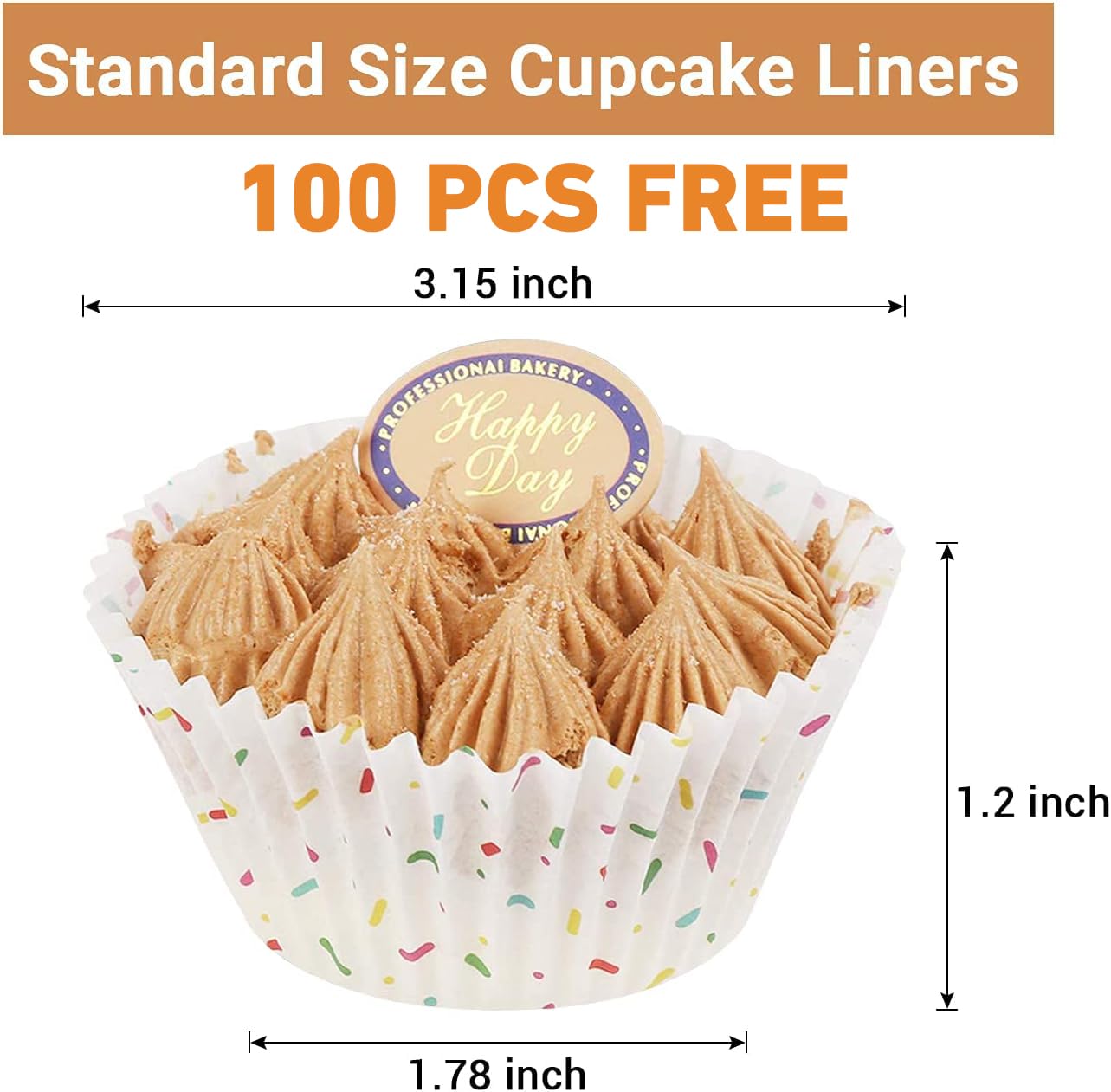 Cake Making Set - Combo Carbon Steel Cake Baking for Microwave OTG Oven and Dishwasher Safe (6 Cavity Cup + Rectangle Cake Tin + Cake Mould)