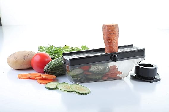 Plastic Vegetable Slicer Cutter, Black